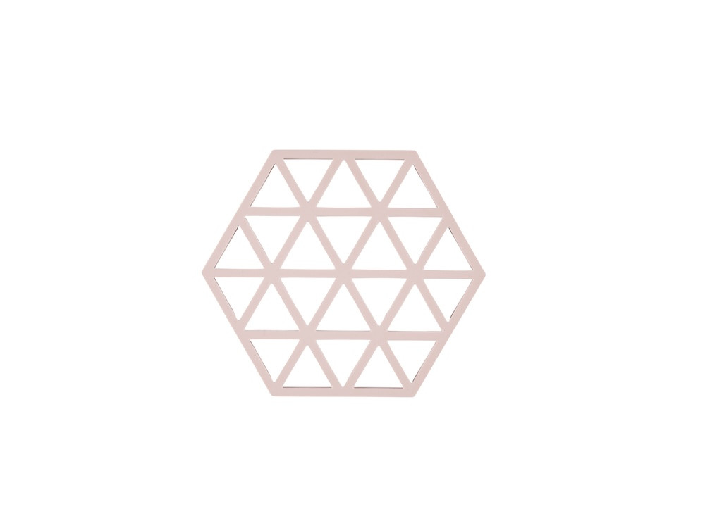 Silikonová podložka pod horké Triangles Rose