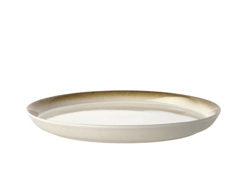 Kameninový mělký talíř 27 cm White/Cream