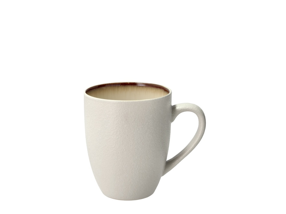 Kameninový hrnek s ouškem 30 cl White/Cream