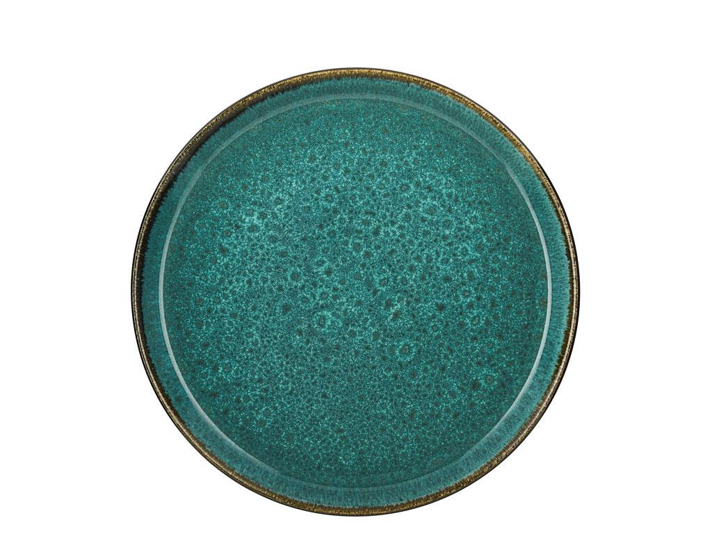 Kameninový mělký talíř 27 cm Green/Green