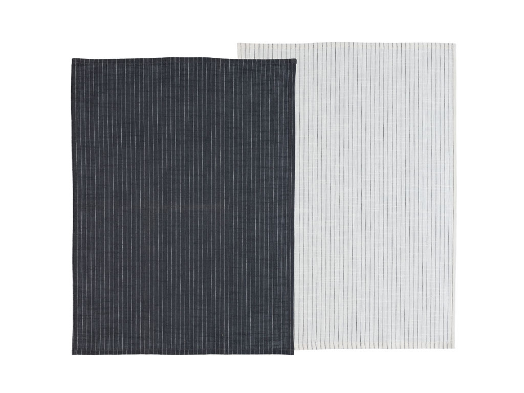 Kuchyňská utěrka 50x70 Ash/White (sada 2 ks)