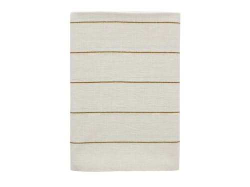 Kuchyňský ubrus 140x270 Line Offwhite/Gold