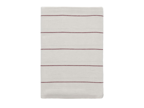 Kuchyňský ubrus 140x220 Line Offwhite/Red