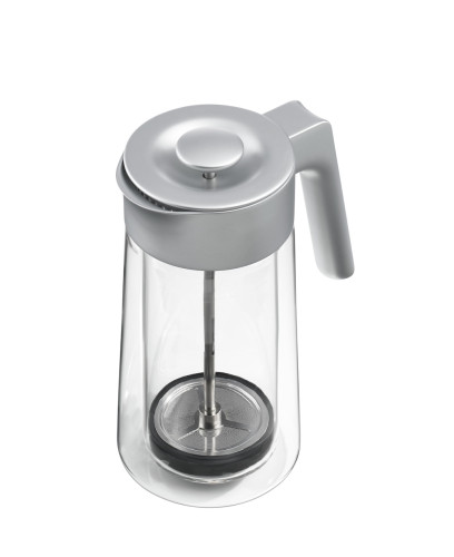 Dvoustěnný skleněný french press  Silver 0,8 l