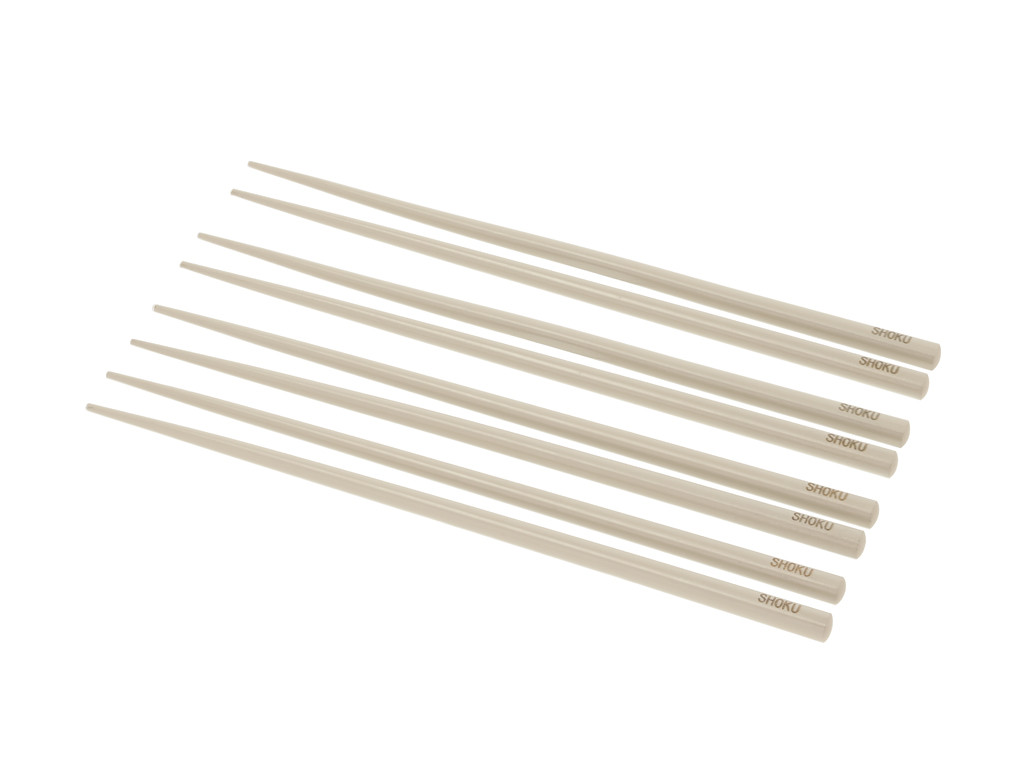 Jídelní dřevěné hůlky 4ks 23,5cm Soft Beige