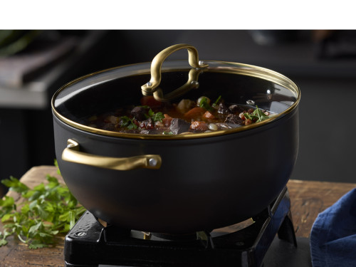 Kastrol Brasserie 8 l černý