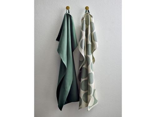 Kuchyňská utěrka 50x70 Bubbles (sada 2 ks) Pine green