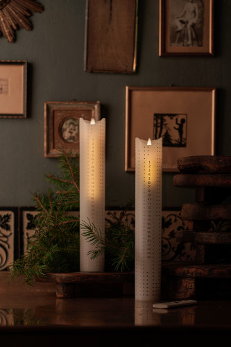 Sirius LED Adventní svíčka Sara Calendar Gold
