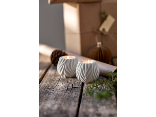 Stojánek na čajovou svíčku Flame (sada 2 ks) White