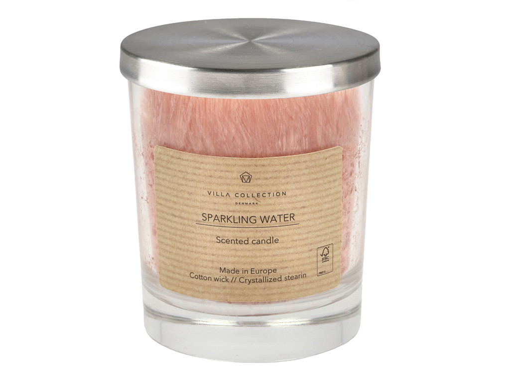 Vonná svíčka v skleněné dóze Kras Light Rose