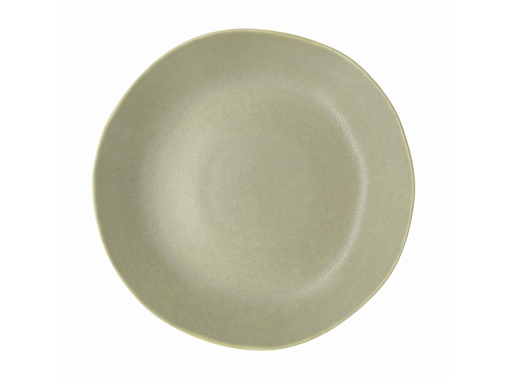 Kameninový mělký talíř Shoku Pure Green 20 cm