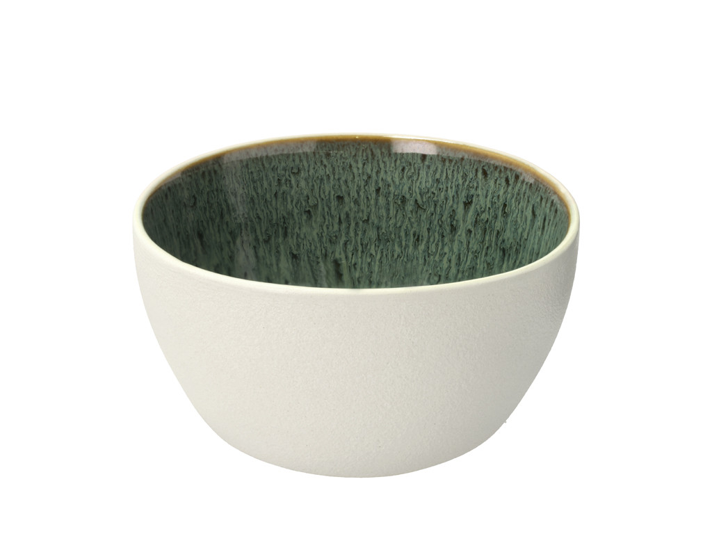 Kameninová miska 400 ml  White/Green